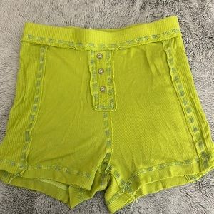 short shorts from the out from under section at urban outfitters